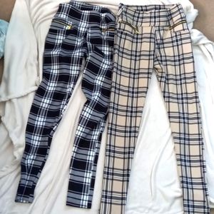 Street Wear Society Plaid leggings